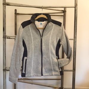 Kuhl women’s alfpaca full zip fleece jacket size M